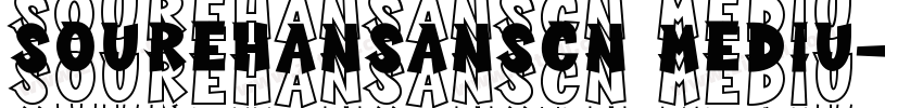 sourehansanscn mediu字体转换